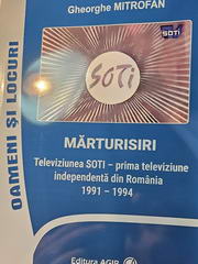 TELEVIZIUNEA SOTI- PROIECTUL DE SUFLET AL UNUI SPECIALIST, ARTIST ÎN PROFESIA SA